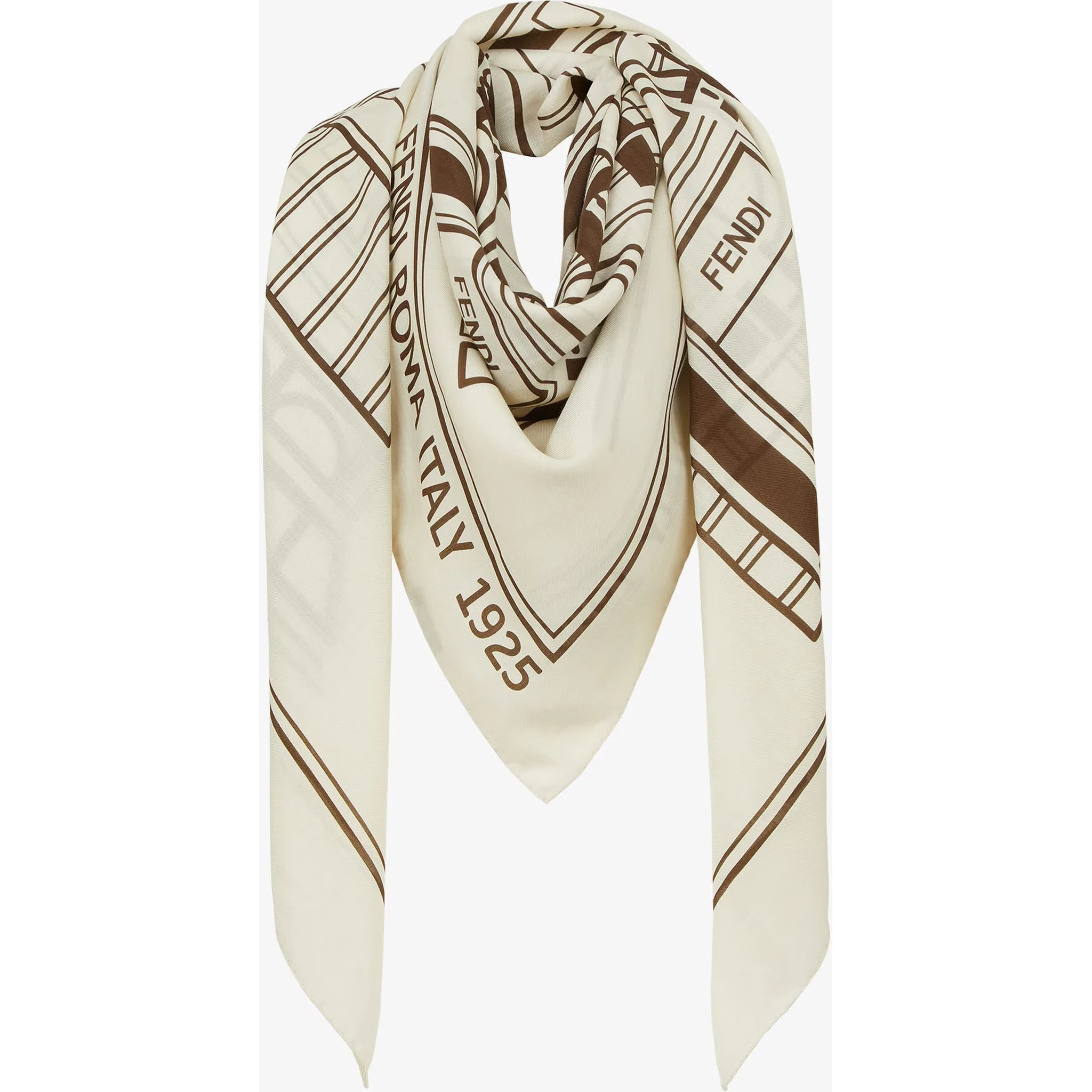 "Fendi Roma Italy 1925" shawl