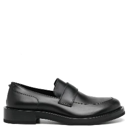Leather loafers