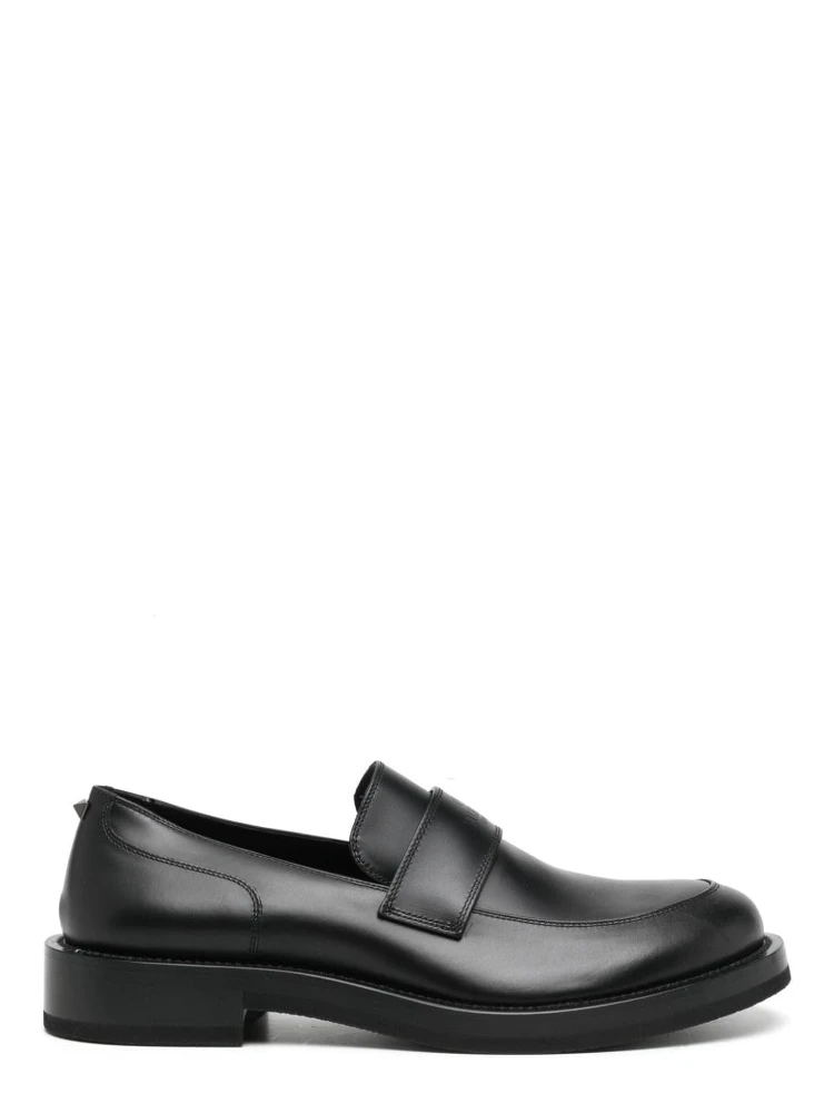 Leather loafers