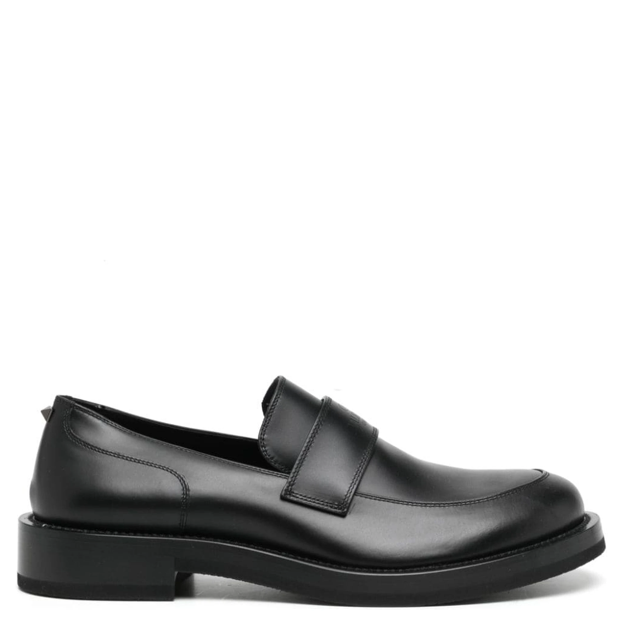 Leather loafers