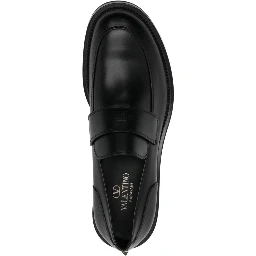 Leather loafers