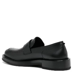 Leather loafers