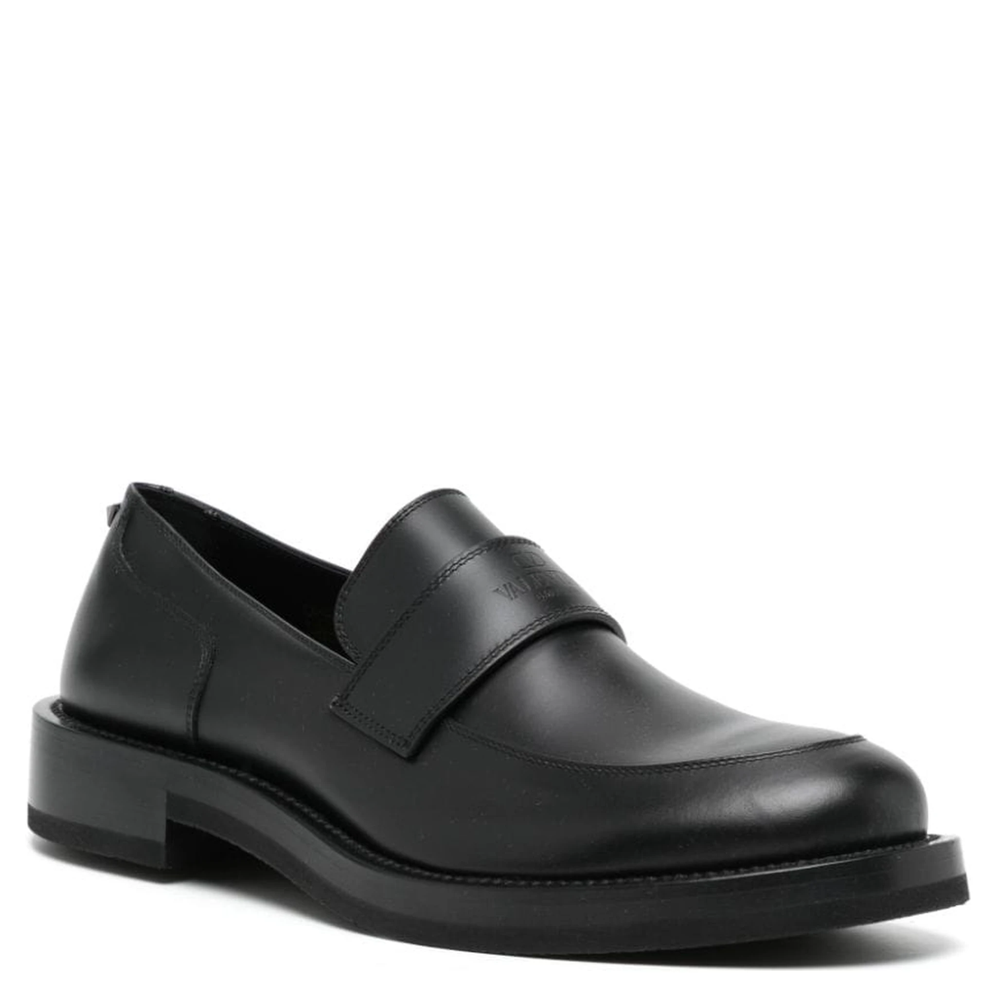 Leather loafers