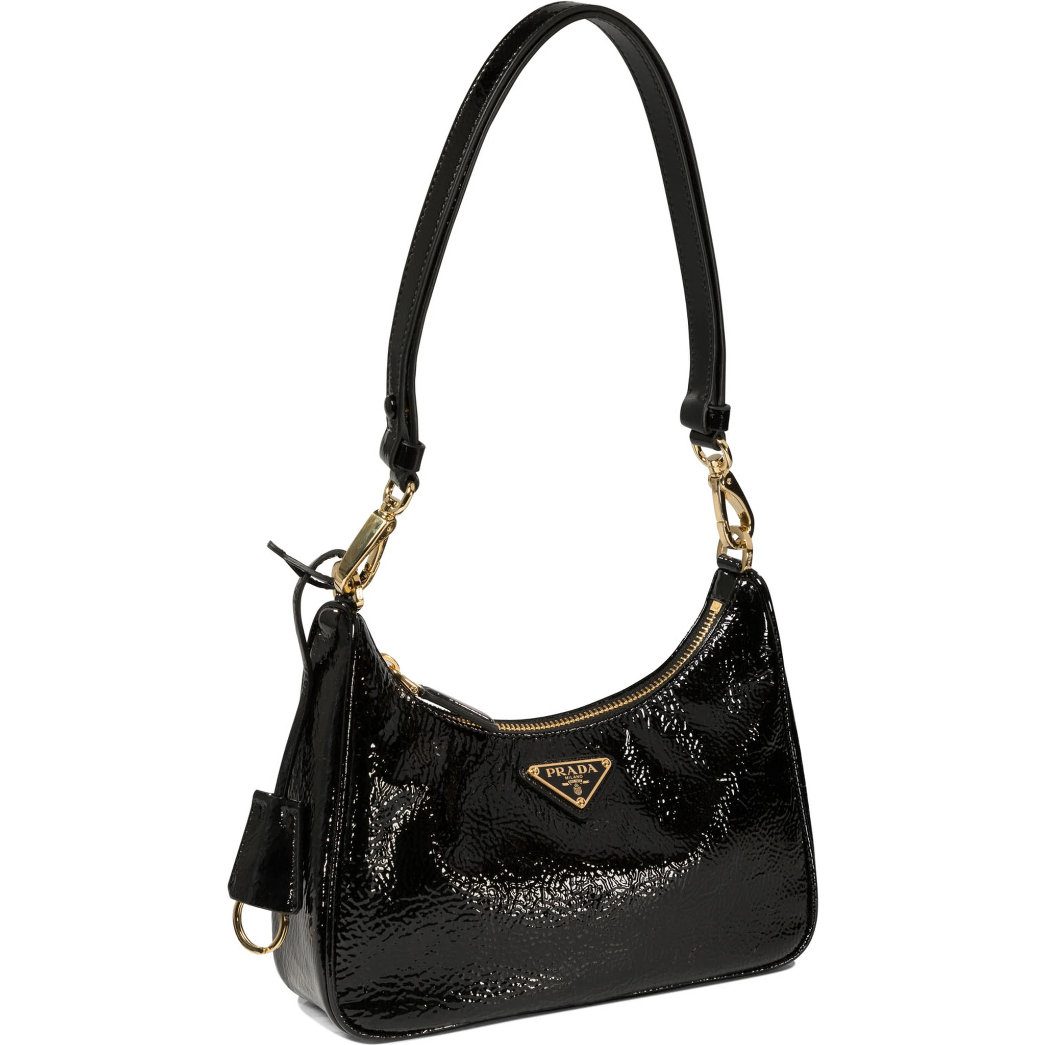 Re-Nylon sequinned mini bag