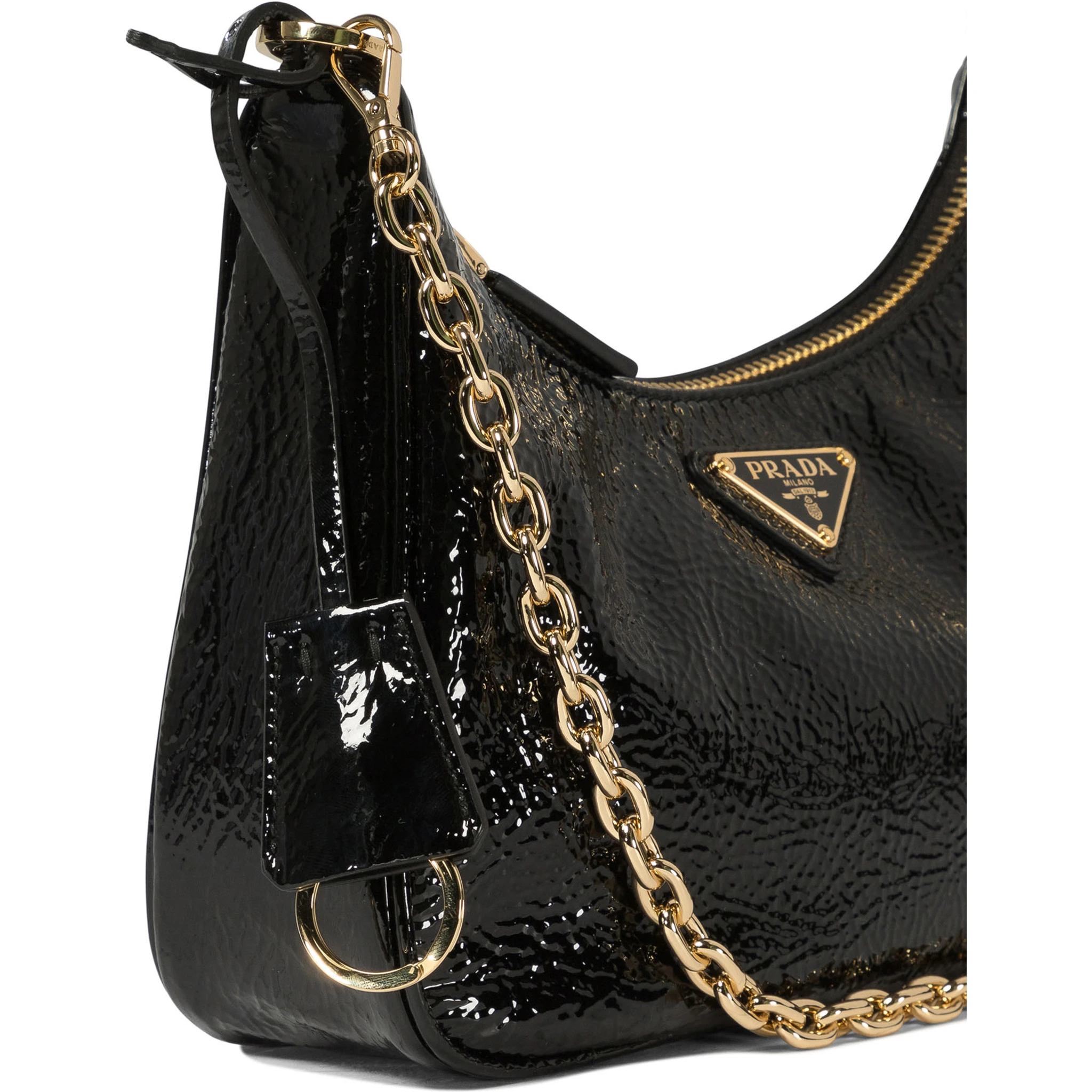 Re-Nylon sequinned mini bag