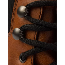 Leather and Re-Nylon ankle boots