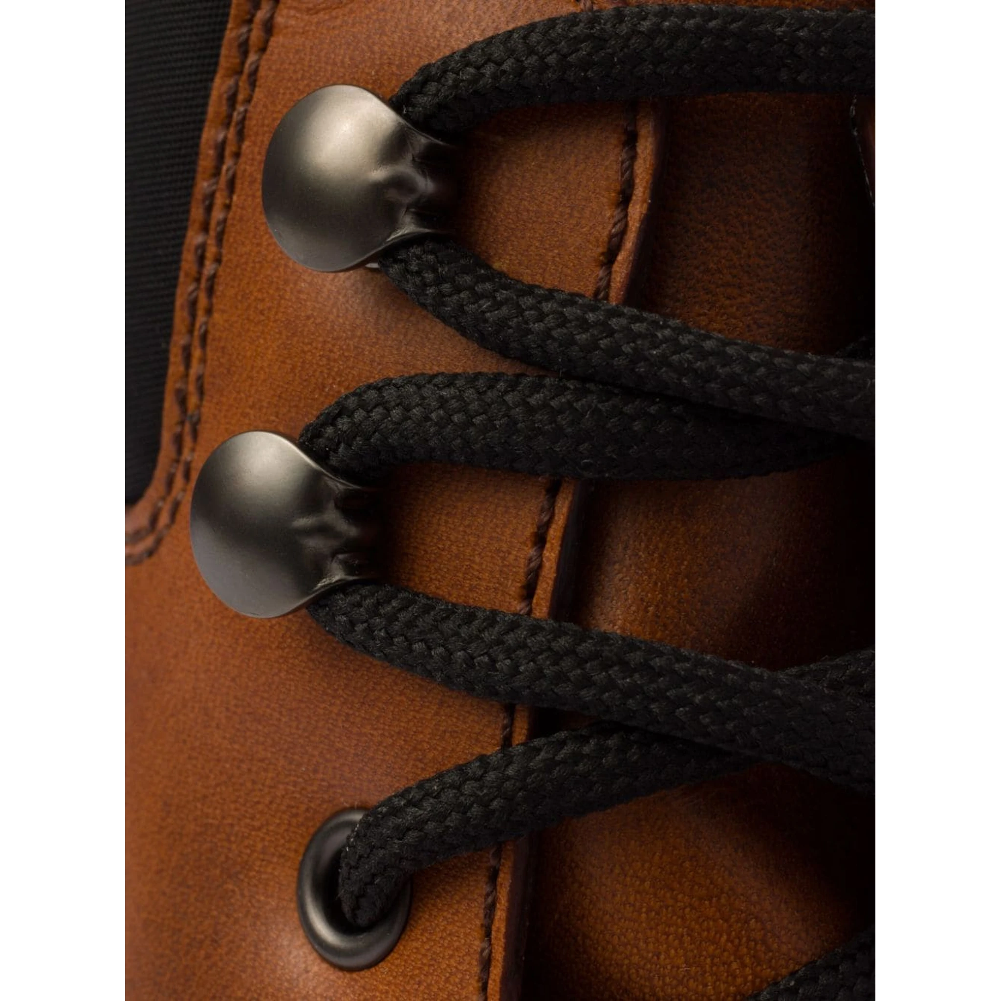 Leather and Re-Nylon ankle boots