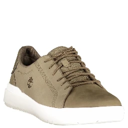 Green Leather Men Sneaker