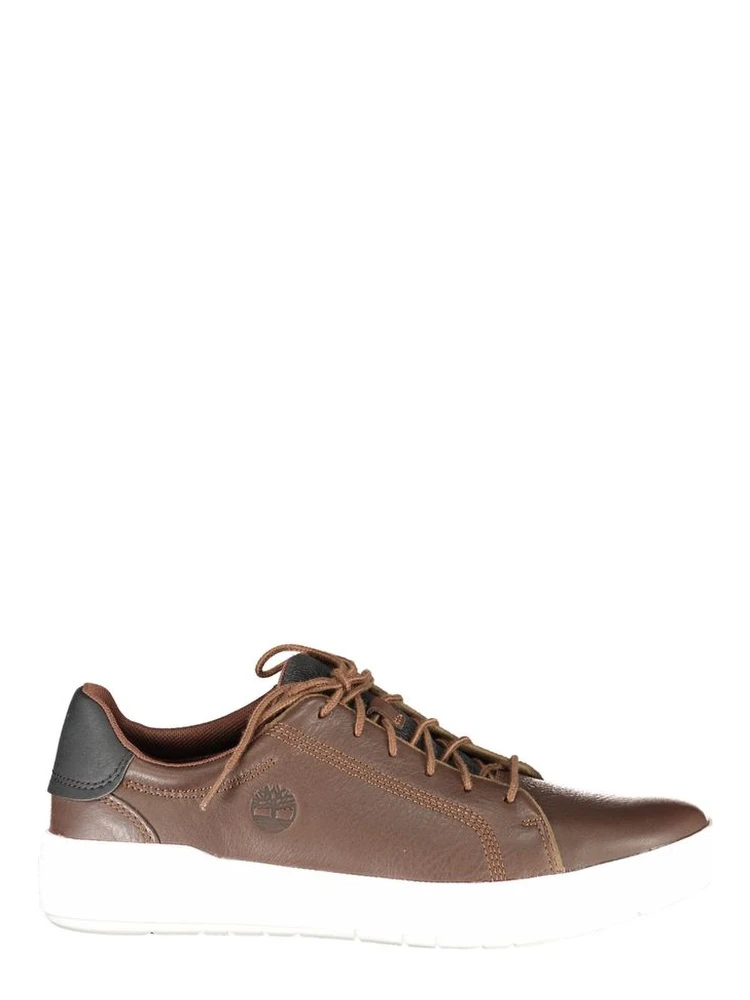 Brown Leather Men Sneaker