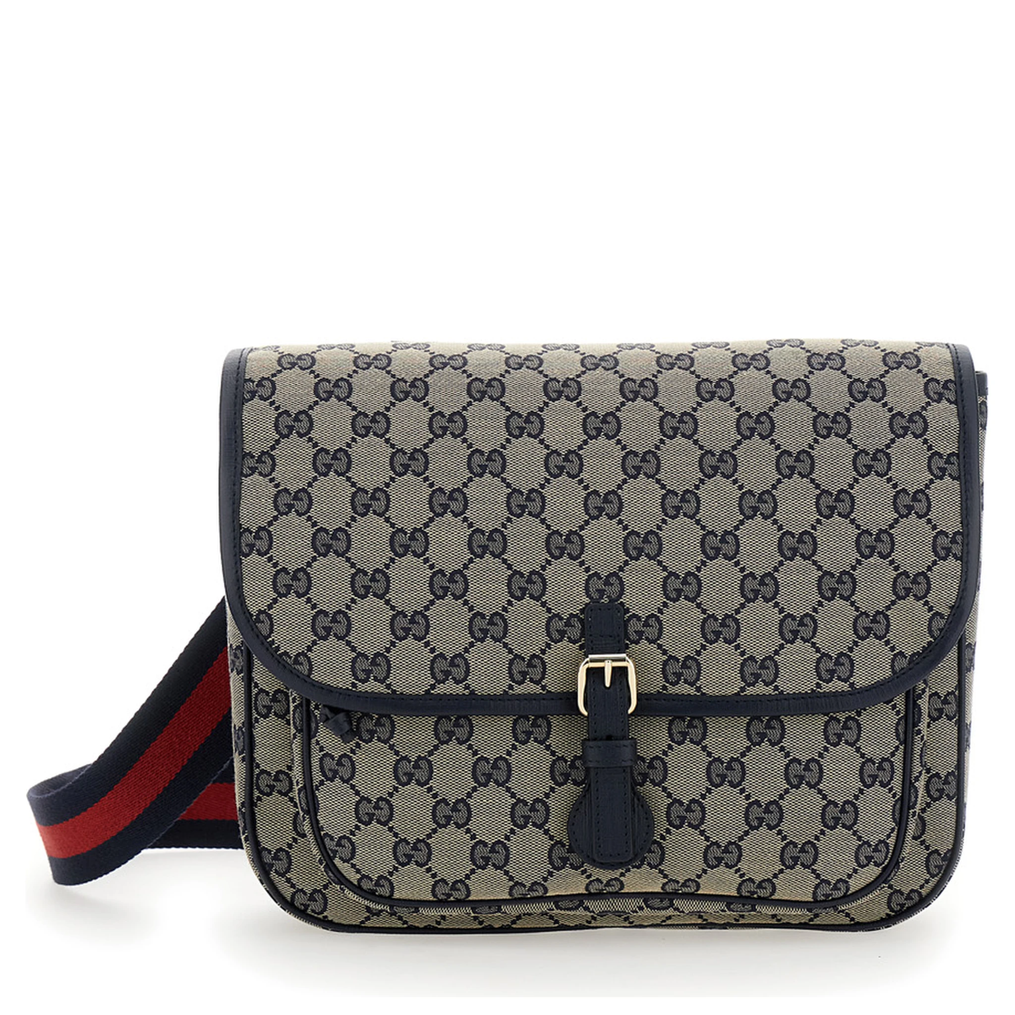 Multicolor Crossbody Bag with GG Canvas in Cotton Blend Boy