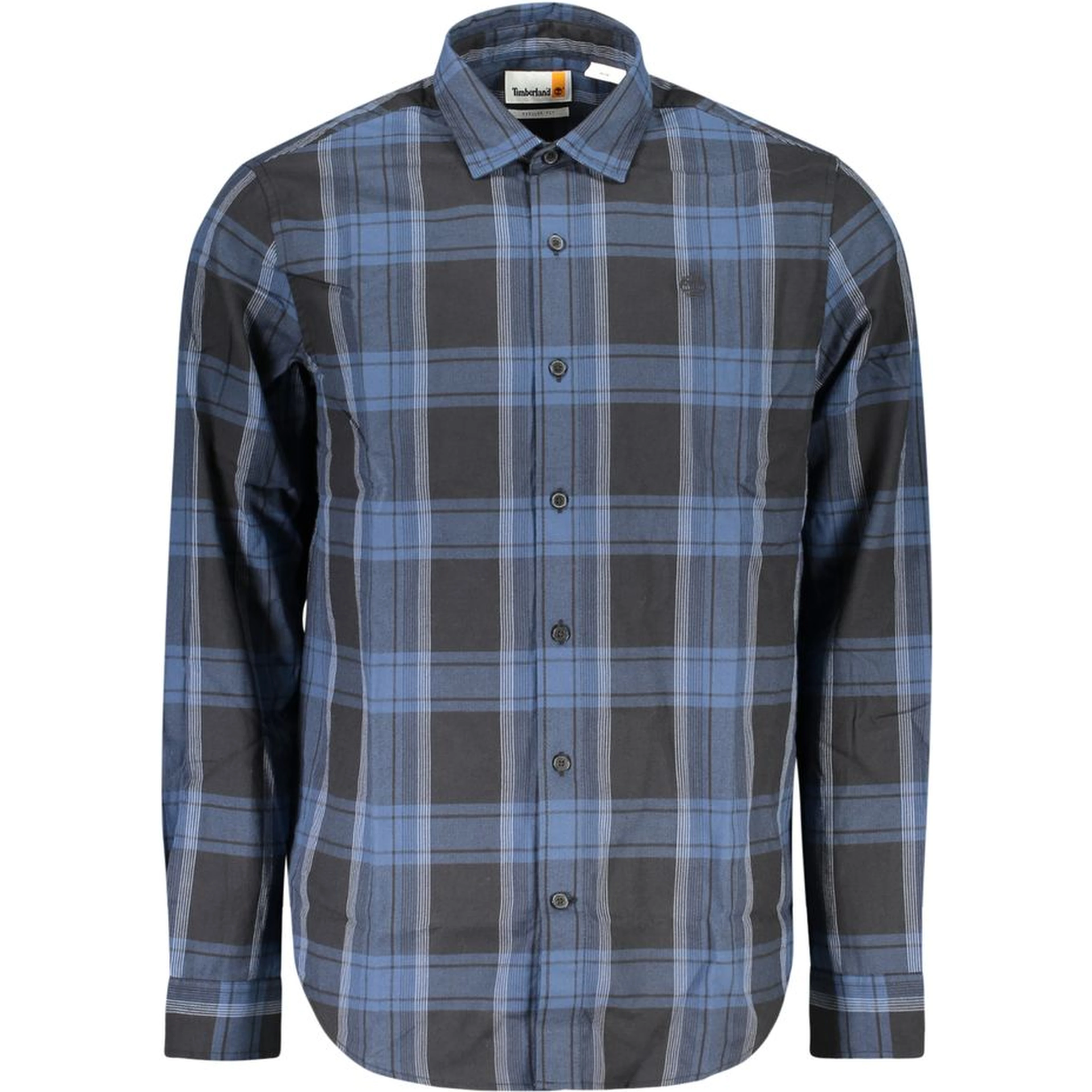 Blue Cotton Men Shirt