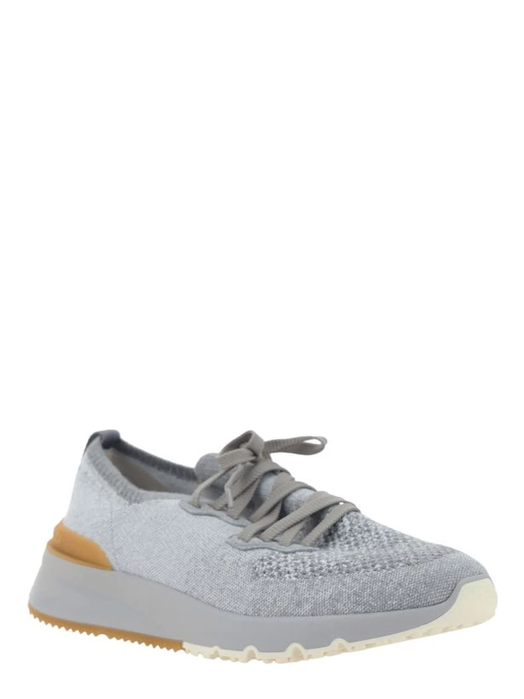 Gray Cotton Athletic Sneakers alternative