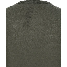 Brad Green Crewneck T-Shirt with Rear Stitching in Cotton Man