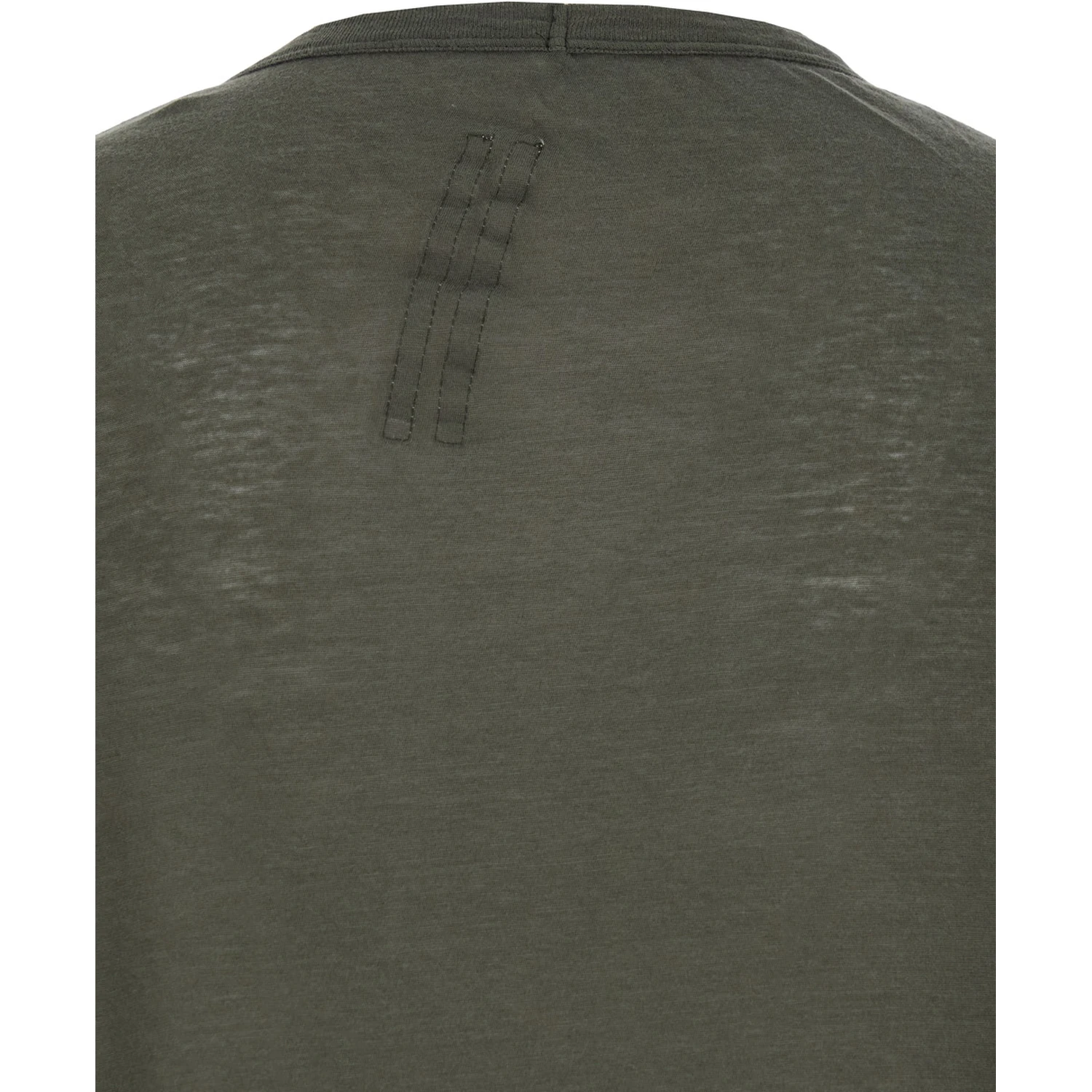 Brad Green Crewneck T-Shirt with Rear Stitching in Cotton Man