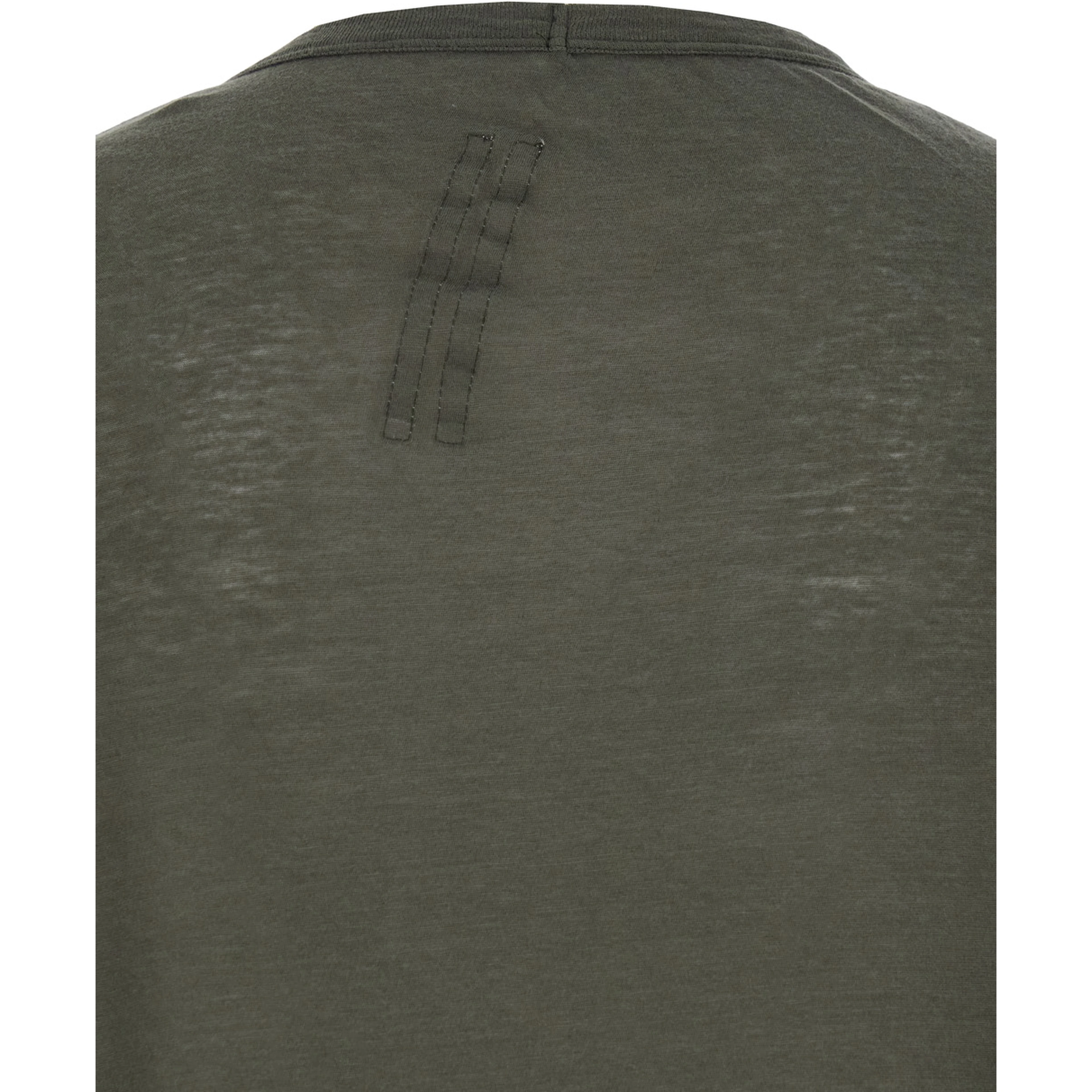 Brad Green Crewneck T-Shirt with Rear Stitching in Cotton Man