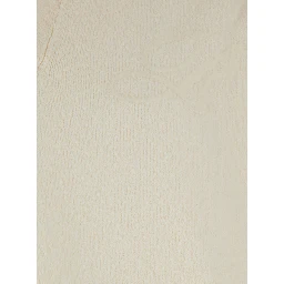 White Long-Sleeve Polo Shirt with Classic Collar and Ribbed Trims in Cotton Blend Stretch Man