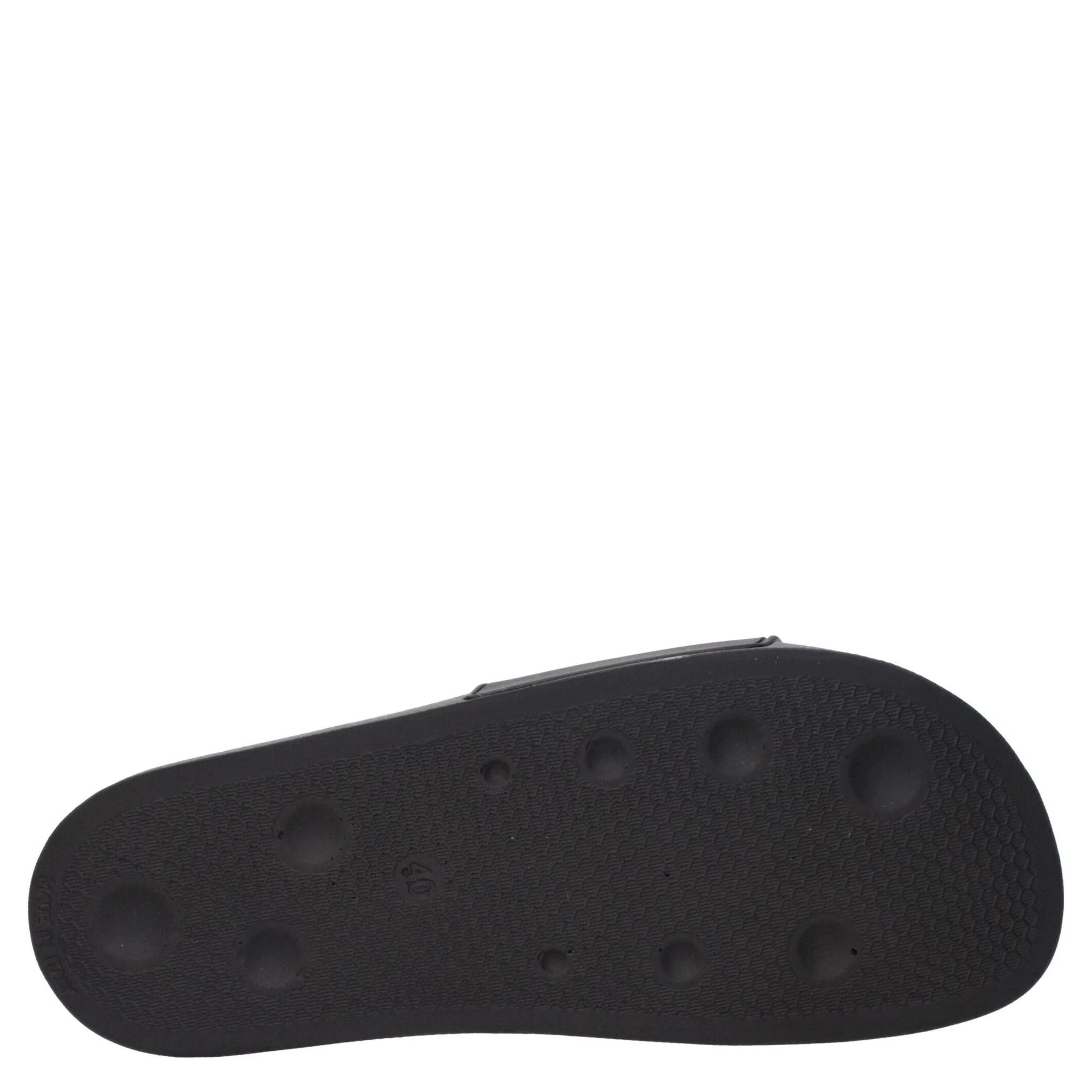 Black Cotton Slippers