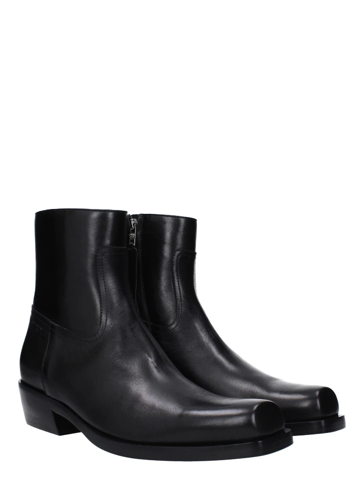 Black Leather Ankle Boots alternative