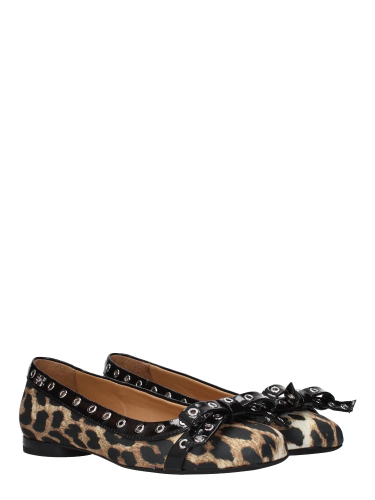 Brown Fabric Ballet Flats alternative
