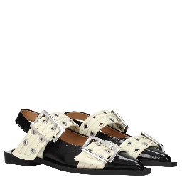 Black Polyethylene Sandals
