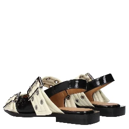 Black Polyethylene Sandals