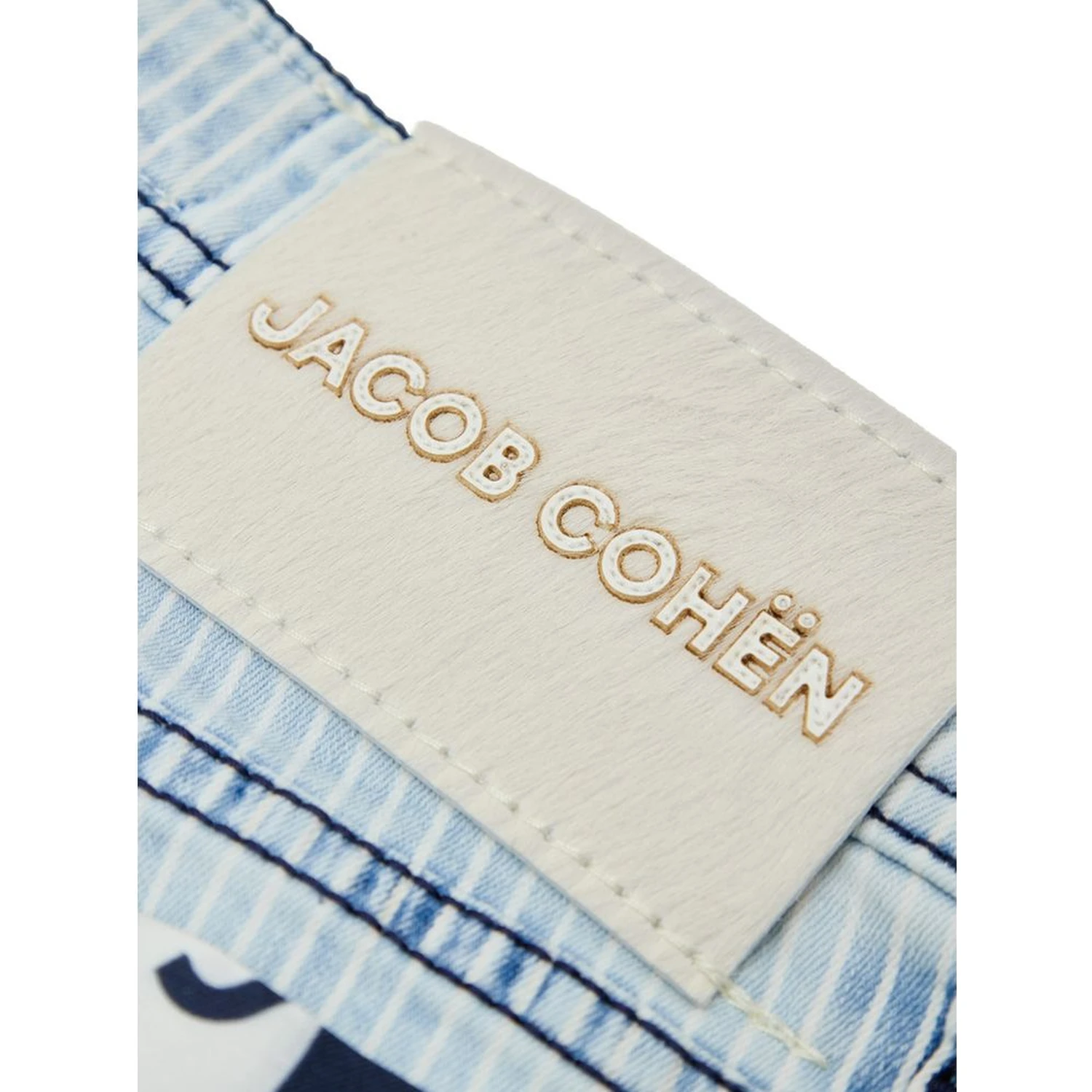 Blue Cotton Skinny Jeans