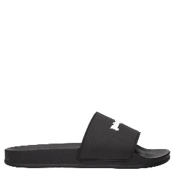 Black Cotton Slippers