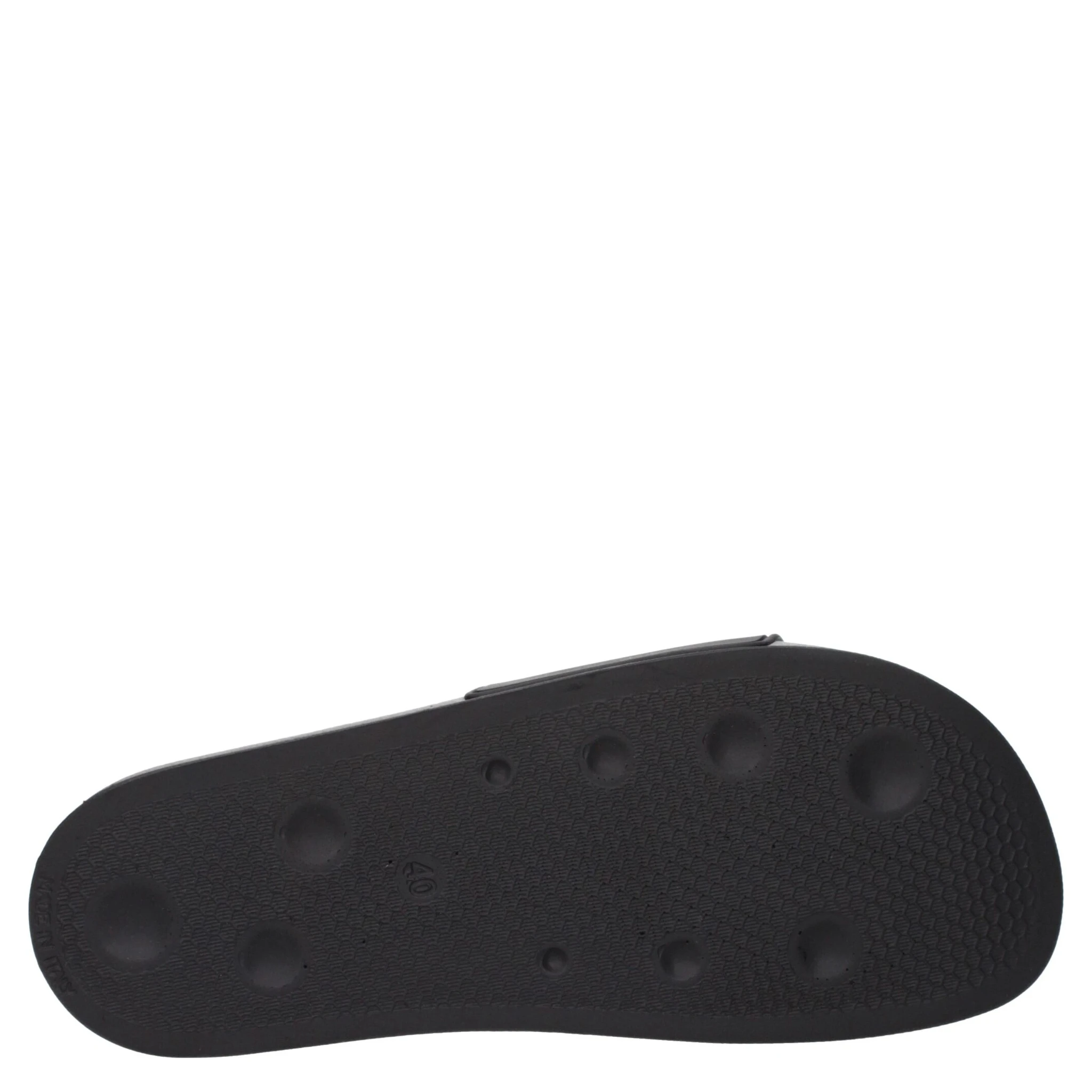 Black Cotton Slippers