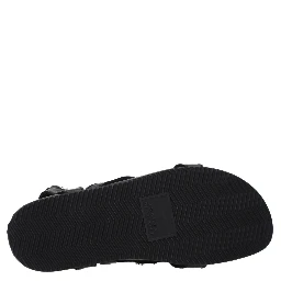 Black Leather Sandals