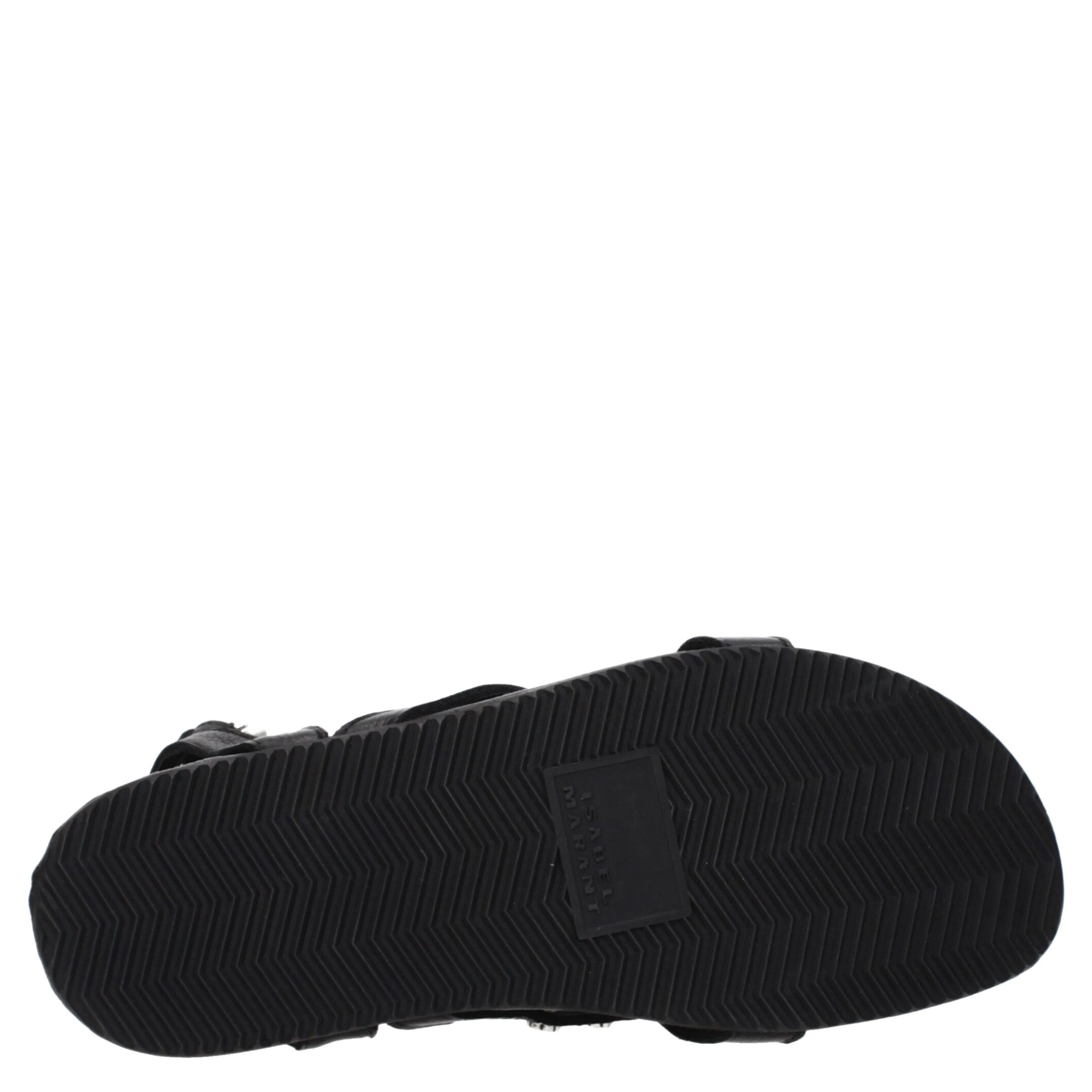 Black Leather Sandals