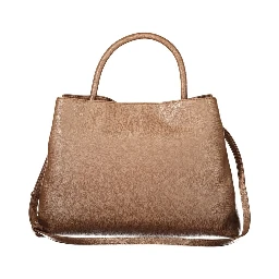Brown Polyethylene Women Handbag