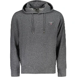 Gray Recycled Cotton Men Sweater