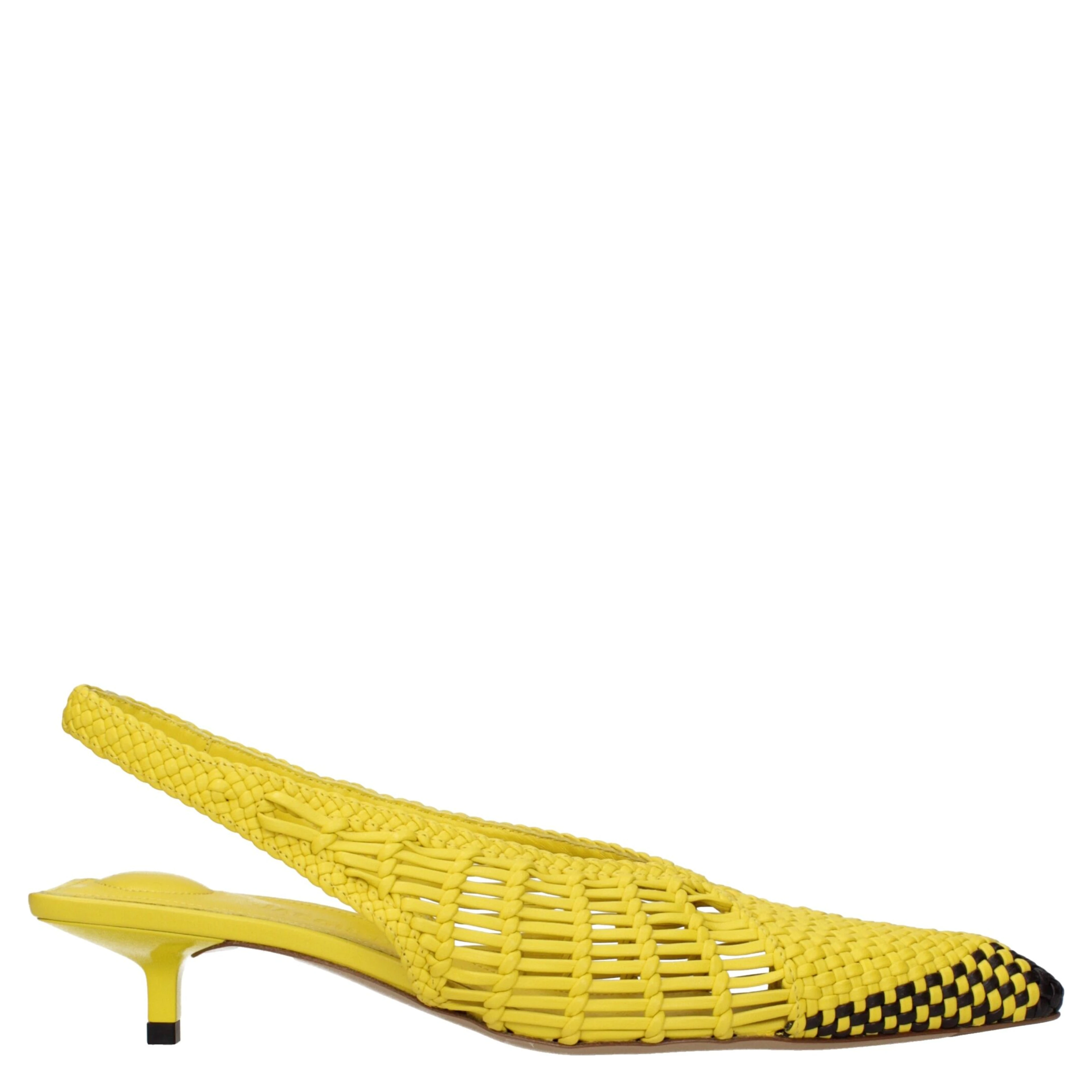 Yellow Leather Sandals