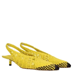 Yellow Leather Sandals