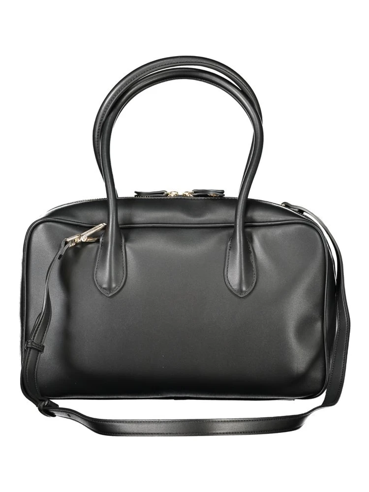 Black Polyethylene Women Handbag alternative