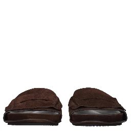 Brown Leather Slippers