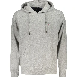 Gray Cotton Men Sweater