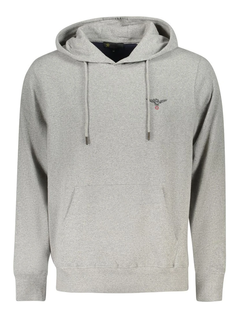Gray Cotton Men Sweater