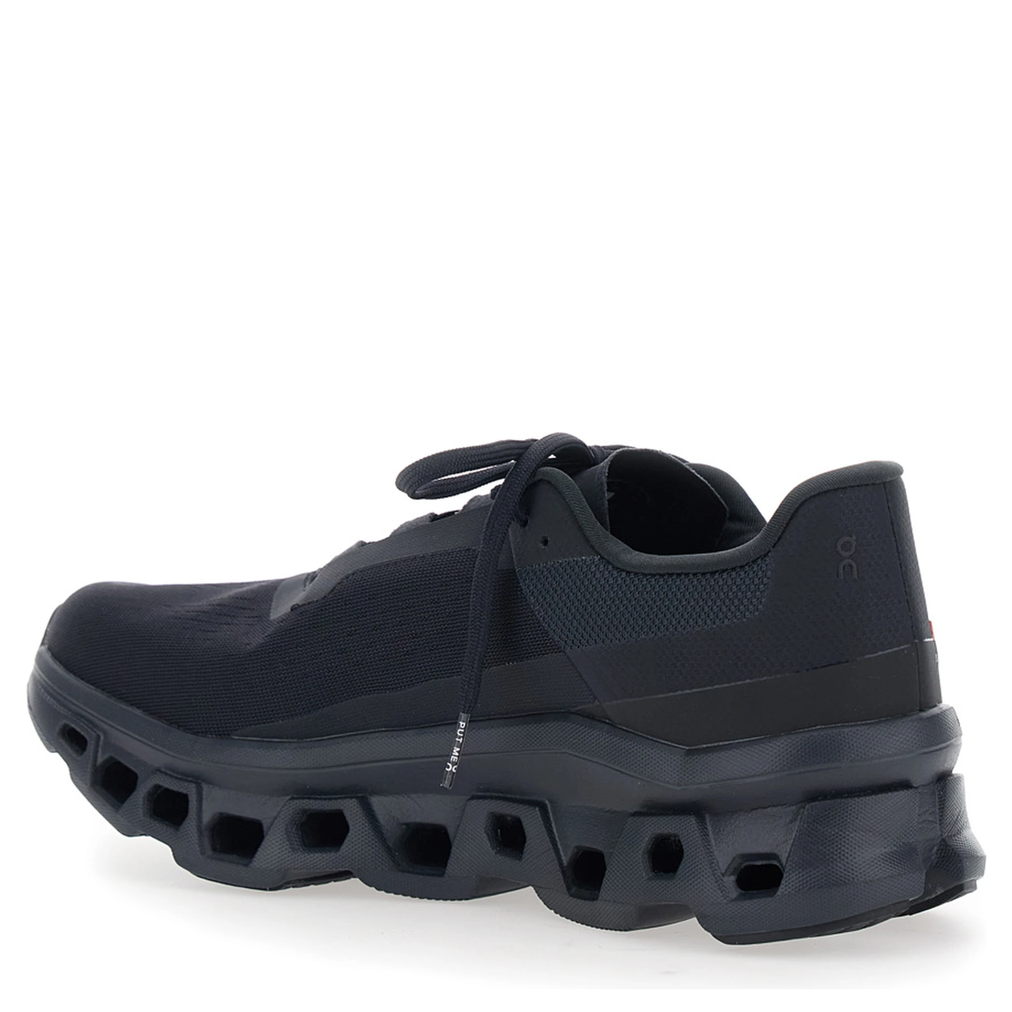 Cloudmonster Black Low Top Sneakers with Logo on the Side in Tech Fabric Man
