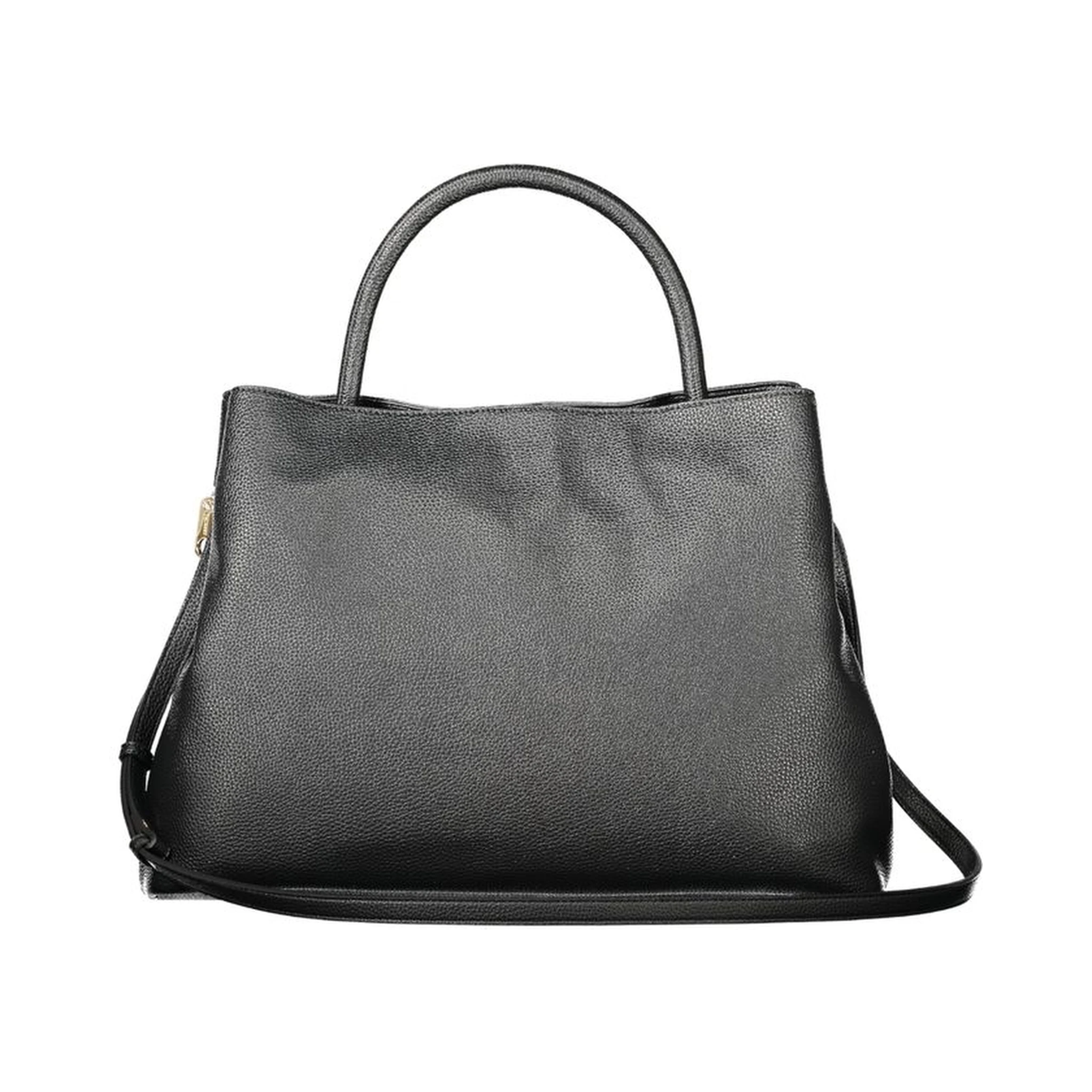 Black Polyethylene Women Handbag