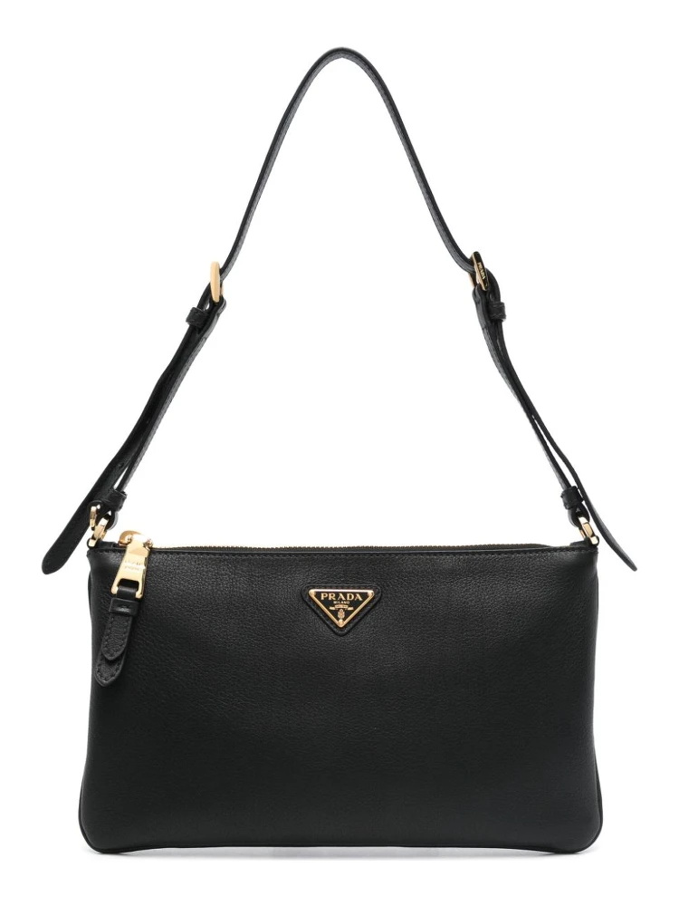 Shoulder bag with logo