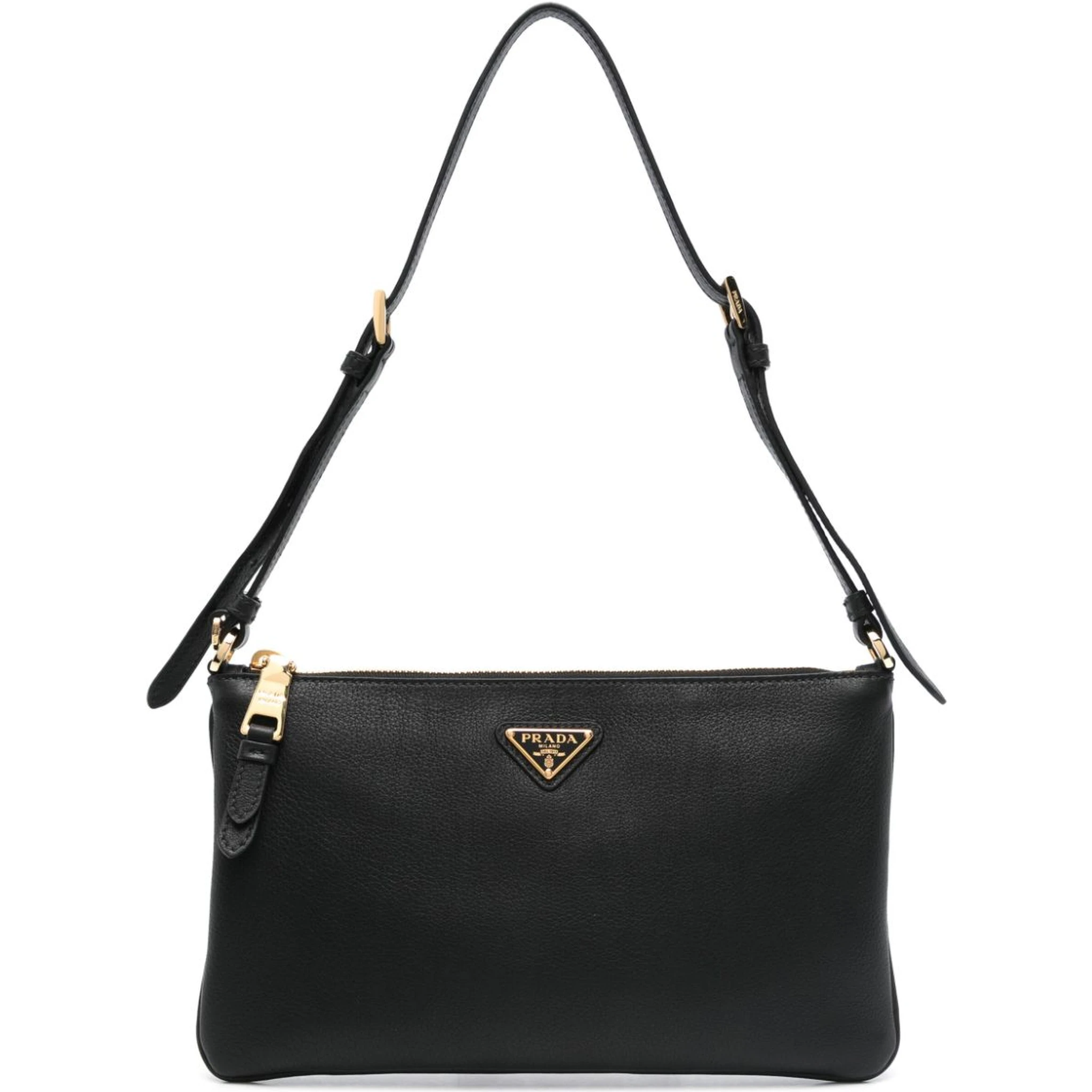 Shoulder bag with logo