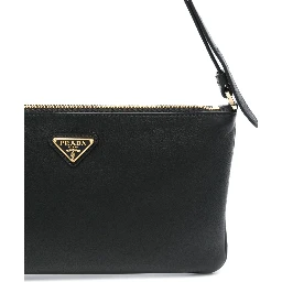 Shoulder bag with logo