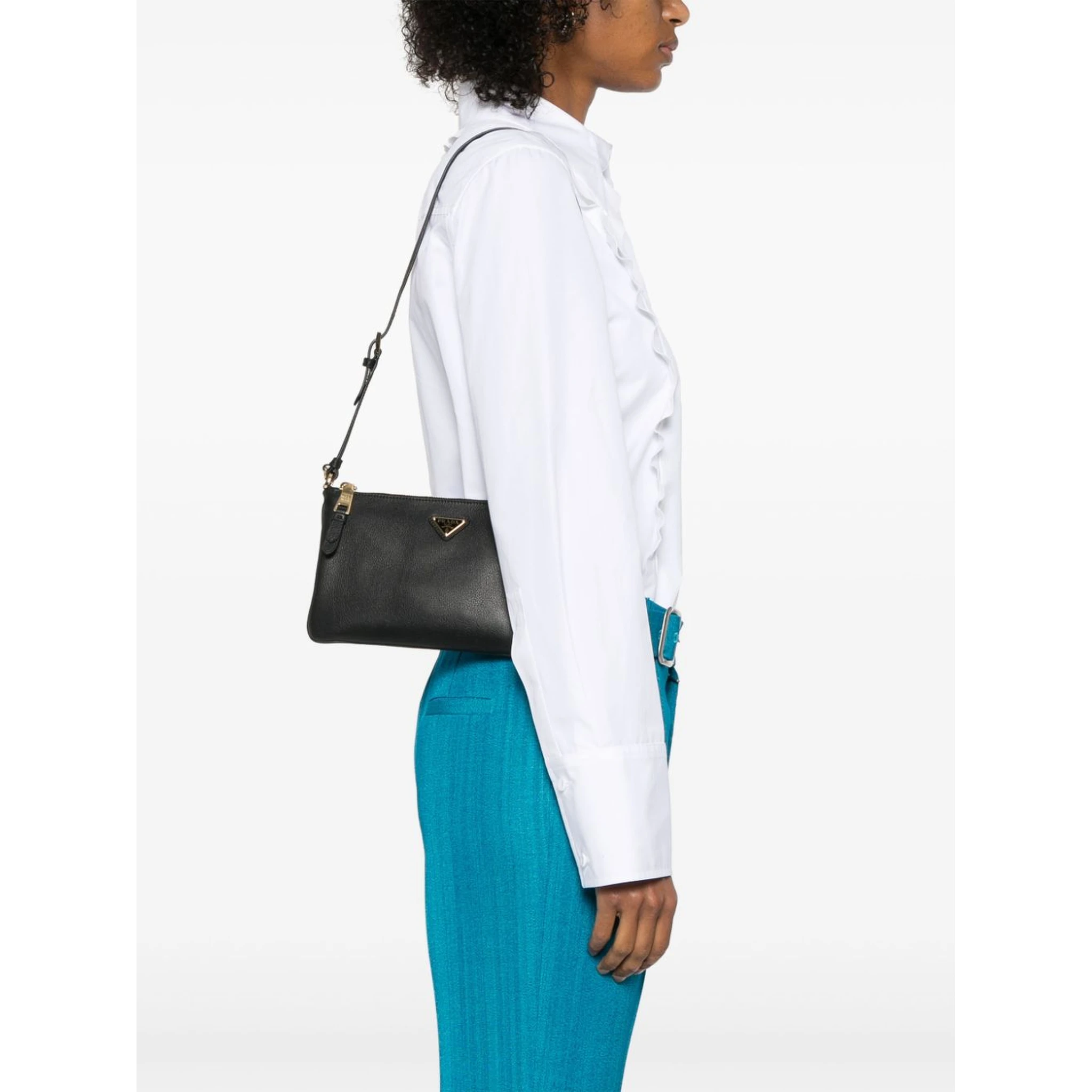 Shoulder bag with logo