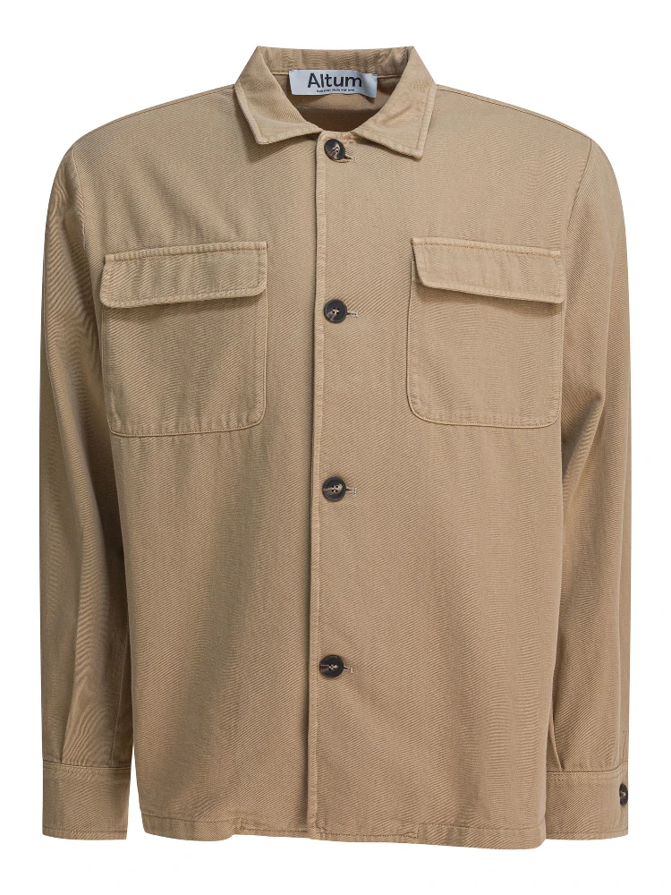 Jacket shirt with pockets
