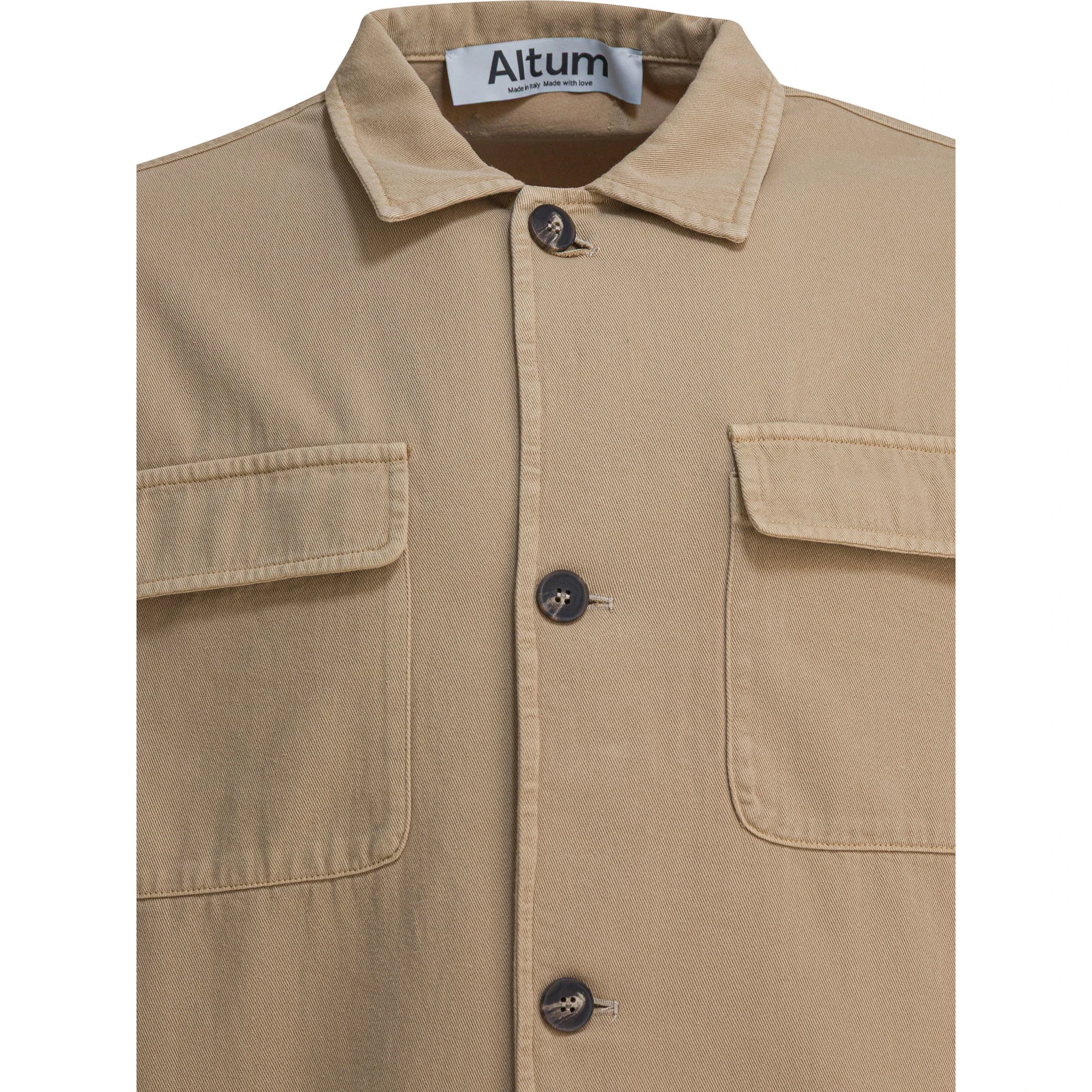 Jacket shirt with pockets