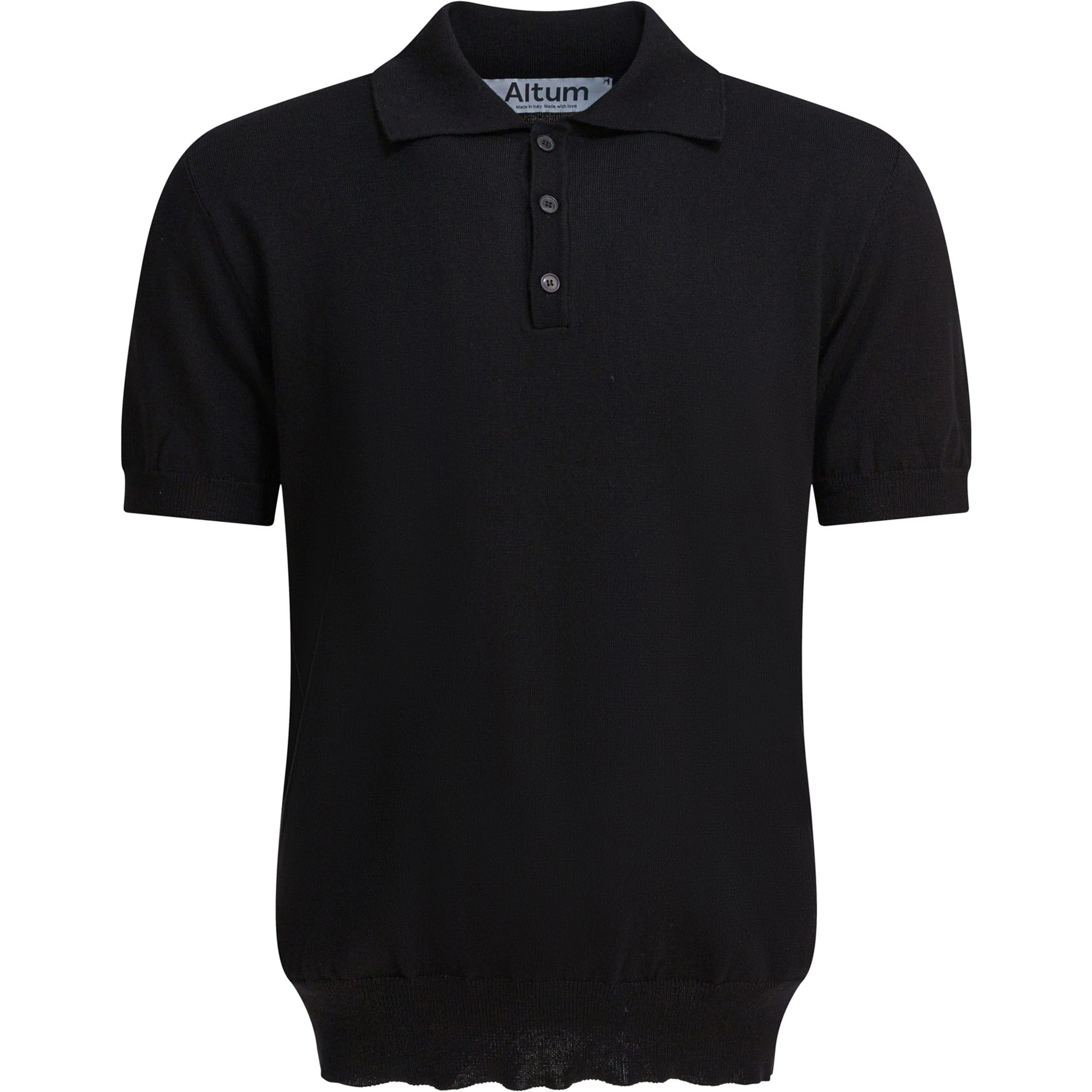 Short slevees polo shirt in cotton