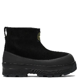 Suede leather ankle boots