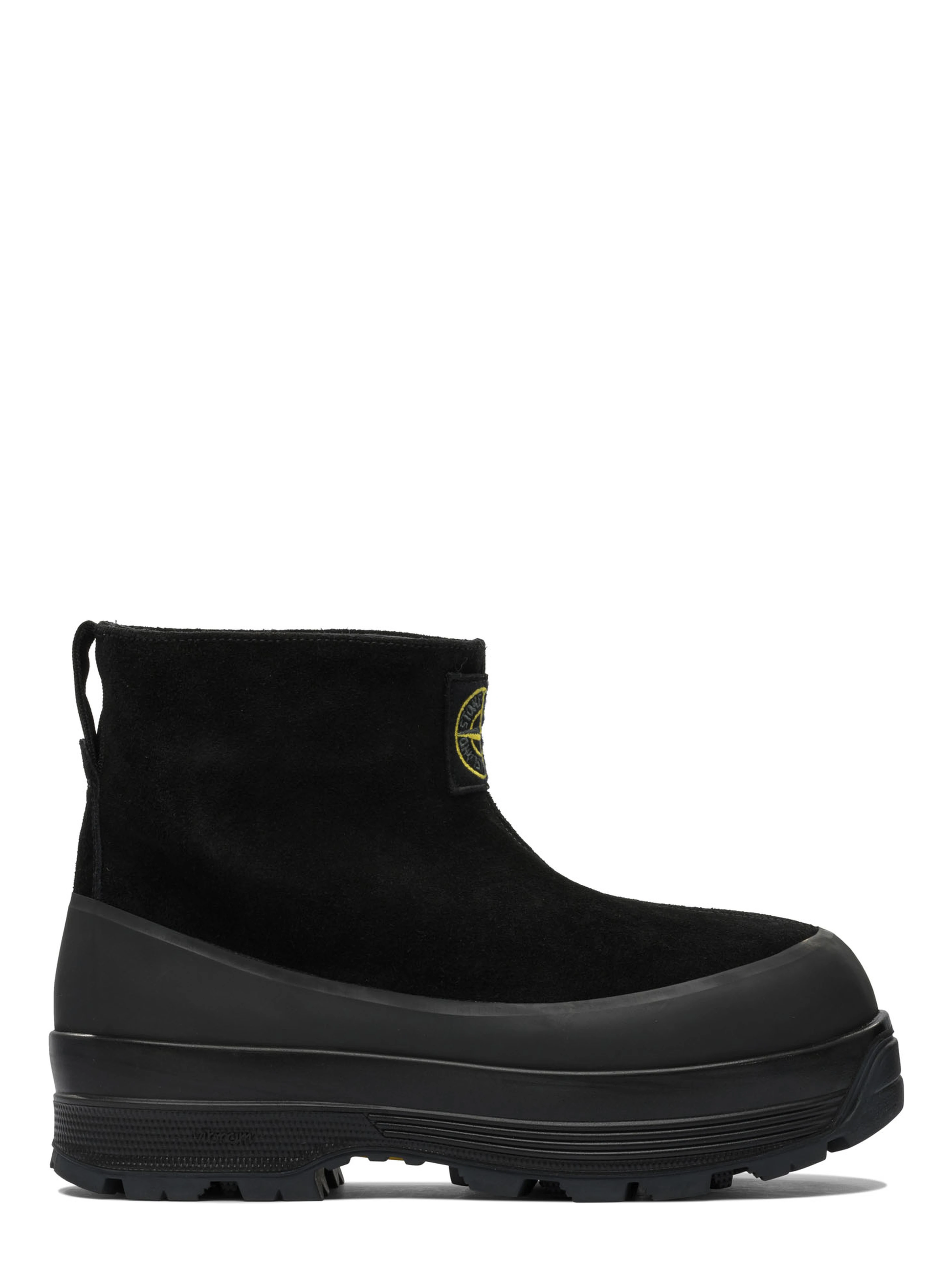 Suede leather ankle boots