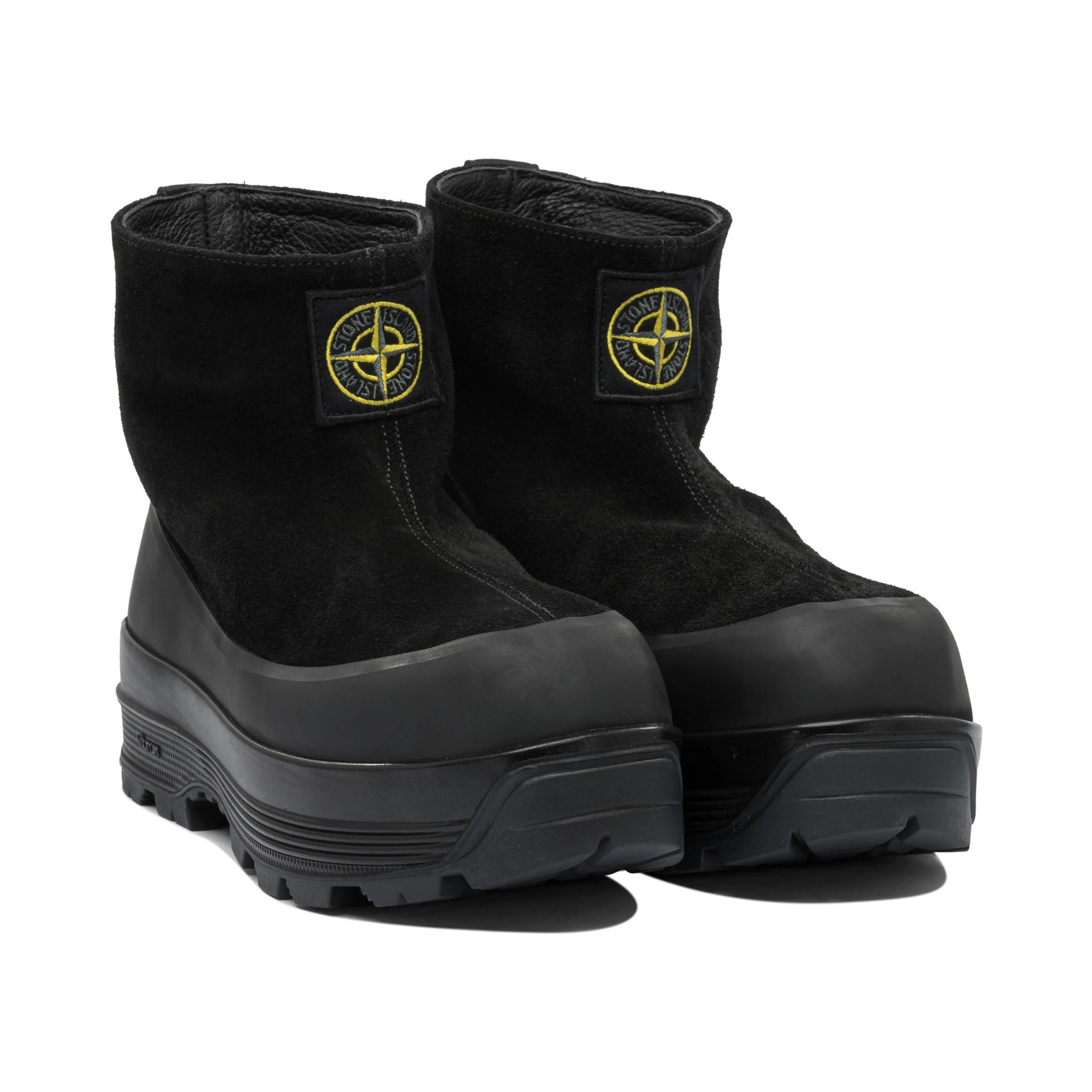 Suede leather ankle boots